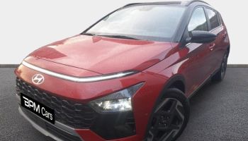 92250 : Hyundai La Garenne-Colombes - BPM Cars - HYUNDAI Bayon - Bayon - Dragon Red Métal/Toit+rétros Black - Traction - Essence