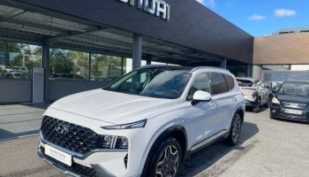 64100 : Hyundai Bayonne - Oceanic Auto - HYUNDAI Santa Fe - Santa Fe - Glacier White Métal - Transmission intégrale - Hybride rechargeable : Essence/Electrique