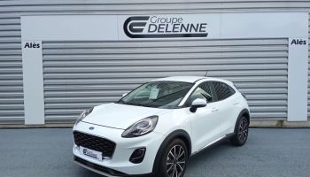 30100 : Hyundai Alès - Auto Hall - FORD PUMA Titanium - PUMA II - Blanc - Boîte manuelle - Essence sans plomb