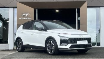 29000 : Hyundai Quimper - Iroise Automobiles - HYUNDAI Bayon - Bayon - Atlas White/Toit+rétros Black - Traction - Essence