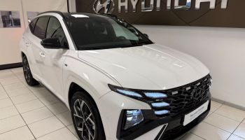 08000 : Hyundai Charleville-Mézières - SVTA - HYUNDAI TUCSON N Line Executive - TUCSON IV - Blanc - Boîte automatique - Essence / Courant électrique