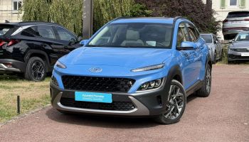 62360 : Hyundai Boulogne-sur-Mer - Garage Du Château - HYUNDAI KONA HYBRID Executive - KONA - Bleu - Automate sequentiel - Essence / Courant électrique