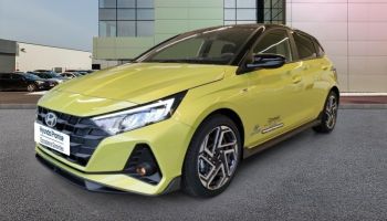 62700 : Hyundai Bruay-La-Buissière - Groupe Lempereur - HYUNDAI i20 - i20 - Lucid Lime Metallic/Toit+rétros Black - Traction - Essence