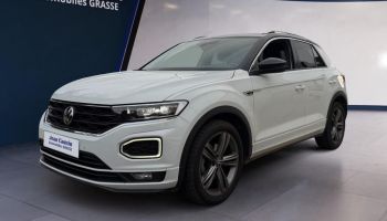 06130 : Hyundai Grasse - Garage Jean Cauvin - VOLKSWAGEN T-ROC R-Line - T-ROC - Blanc - Automate sequentiel - Essence sans plomb