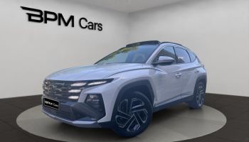 92250 : Hyundai La Garenne-Colombes - BPM Cars - HYUNDAI Tucson - Tucson - Serenity White Métal - Traction - Hybride : Essence/Electrique