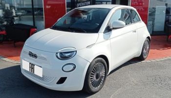 50000 : Hyundai Saint-Lô - GCA - FIAT 500 - 500 - Blanc - Traction - Electrique