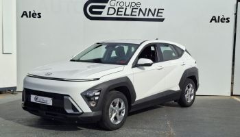 30100 : Hyundai Alès - Auto Hall - HYUNDAI KONA Intuitive - KONA II - Blanc - Automate sequentiel - Essence / Courant électrique