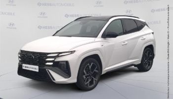 51100 : Hyundai Reims - HESS Automobile - HYUNDAI Tucson - Tucson - Serenity White Métal - Traction - Hybride : Essence/Electrique