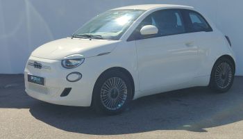33260 : Hyundai Arcachon - Sipa Automobiles - FIAT 500e BERLINE Nouvelle 500 - 500 III - Blanc - Automate à fonct. Continu - Courant électrique