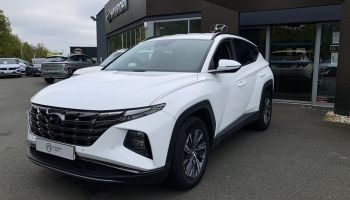 49070 : Hyundai Angers - Oceane Automobiles - HYUNDAI TUCSON Creative - TUCSON IV - Blanc - Boîte automatique - Essence / Courant électrique