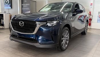 29000 : Hyundai Quimper - Iroise Automobiles - MAZDA CX-60 - CX-60 - Deep Crystal Blue métallisé - Transmission intégrale - Hybride rechargeable : Essence/Electrique