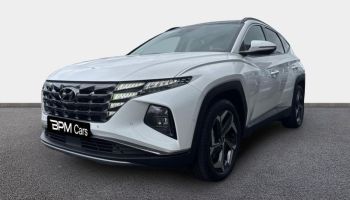 36000 : Hyundai Châteauroux - BPM Cars - HYUNDAI Tucson - Tucson - Serenity White Métal - Transmission intégrale - Hybride rechargeable : Essence/Electrique