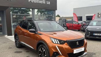 04100 : Hyundai Manosque - Pedinielli - PEUGEOT 2008 GT Line - 2008 II - Orange - Boîte manuelle - Essence sans plomb