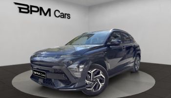 75013 : Hyundai Paris 13 - BPM Cars - HYUNDAI Kona - Kona - Cyber Gray métallisé/Toit/rétros Black - Traction - Hybride : Essence/Electrique
