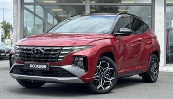 57200 : Hyundai Sarreguemines - Theobald Automobiles - HYUNDAI Tucson - Tucson - Sunset Red Métal - Transmission intégrale - Hybride rechargeable : Essence/Electrique