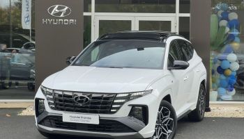 77240 : Hyundai Melun - CAP FOURNIER - HYUNDAI TUCSON N Line Executive - TUCSON IV - Blanc - Boîte automatique - Essence / Courant électrique