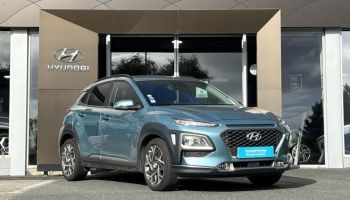 29000 : Hyundai Quimper - Iroise Automobiles - HYUNDAI Kona - Kona - Blue Lagoon - Traction - Hybride : Essence/Electrique