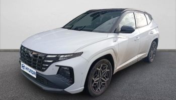 35400 : Hyundai Saint-Malo - GCA - HYUNDAI Tucson - Tucson - Serenity White Métal/Toit/rétros Black - Traction - Hybride : Essence/Electrique