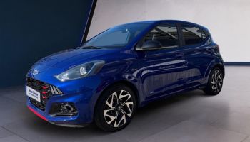 06130 : Hyundai Grasse - Garage Jean Cauvin - HYUNDAI i10 N Line - i10 III - Bleu - Boîte manuelle - Essence sans plomb