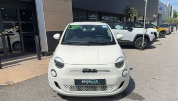 04100 : Hyundai Manosque - Pedinielli - FIAT 500e BERLINE Action Plus - 500 III ELECTRIQUE - Blanc                                              - Automate à fonct. Continu - Courant électrique