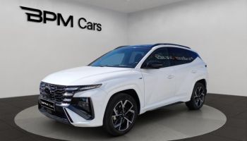 18230 : Hyundai Bourges - BPM Cars - HYUNDAI Tucson - Tucson - Serenity White Métal - Traction - Hybride : Essence/Electrique
