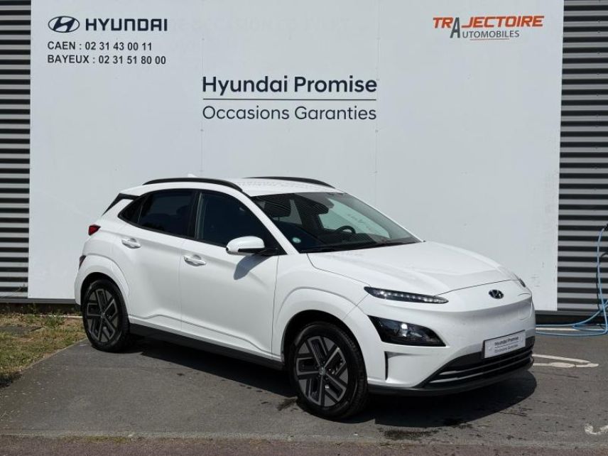 14100 : Hyundai Lisieux - Trajectoire Automobiles - HYUNDAI Kona - Kona - Serenity White Métal - Traction - Electrique