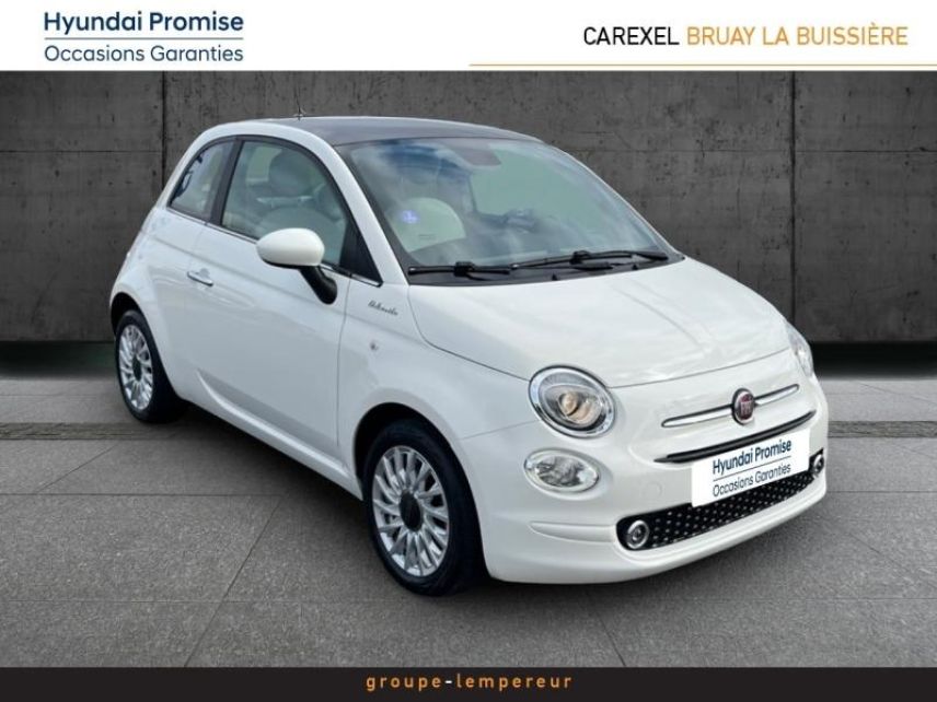 62700 : Hyundai Bruay-La-Buissière - Groupe Lempereur - FIAT 500 - 500 - Bossa Nova White Pastel - Traction - Essence/Micro-Hybride