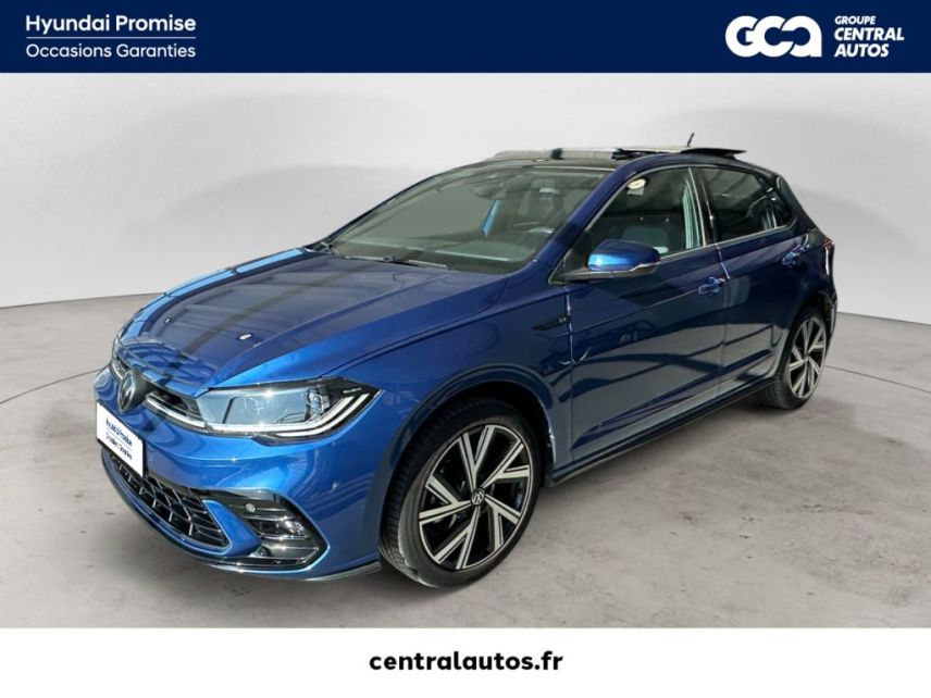 69190 : Hyundai Lyon Sud - Groupe Central Autos - VOLKSWAGEN POLO R-Line - POLO VI - Bleu - Automate sequentiel - Essence sans plomb