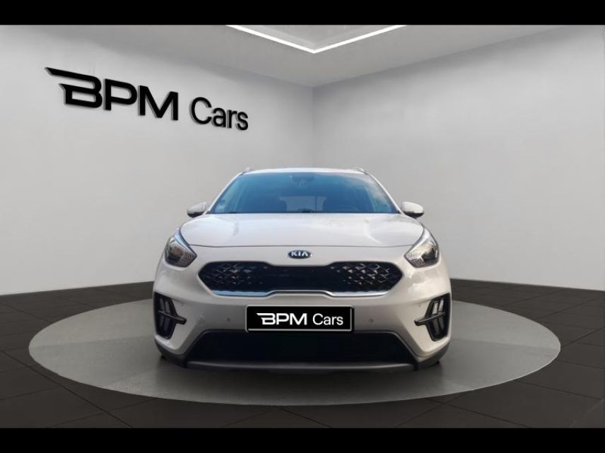 92250 : Hyundai La Garenne-Colombes - BPM Cars - KIA Niro - Niro - Blanc Nacre - Traction - Hybride rechargeable : Essence/Electrique