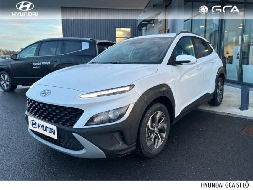 50000 : Hyundai Saint-Lô - GCA - HYUNDAI Kona - Kona - Atlas White - Traction - Hybride : Essence/Electrique