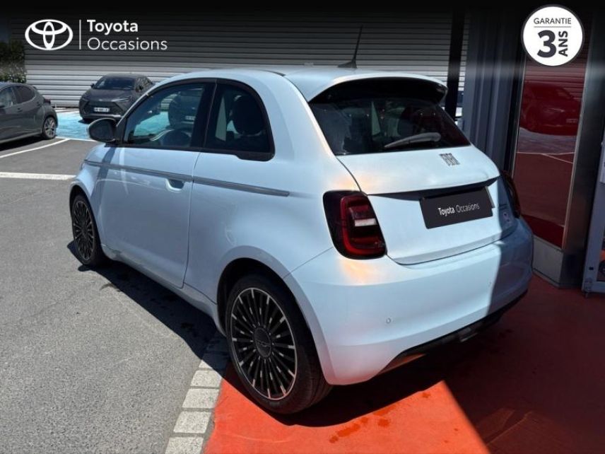 50000 : Hyundai Saint-Lô - GCA - FIAT 500 - 500 - Celestial Blue tri-couche - Traction - Electrique