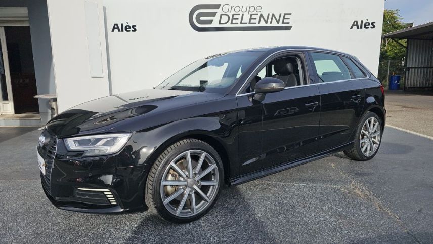 30100 : Hyundai Alès - Auto Hall - AUDI A3 SPORTBACK Design Luxe - A3 III - Noir - Boîte séquentielle - Essence / Courant électrique