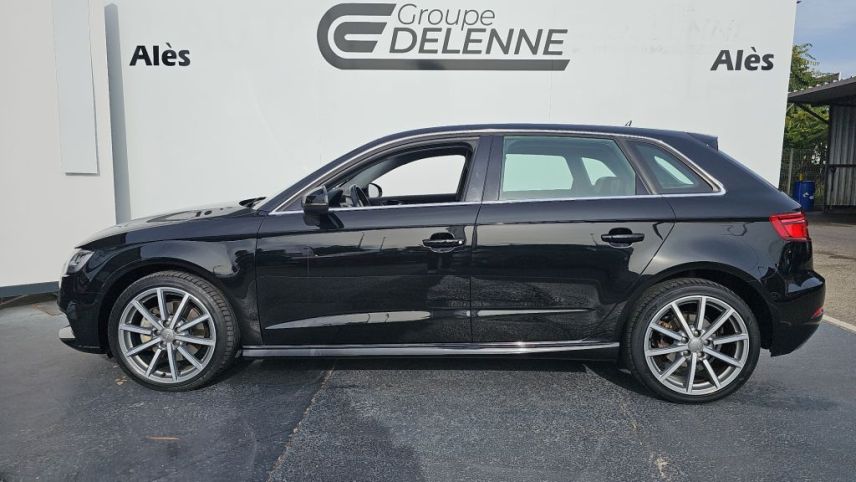 30100 : Hyundai Alès - Auto Hall - AUDI A3 SPORTBACK Design Luxe - A3 III - Noir - Boîte séquentielle - Essence / Courant électrique