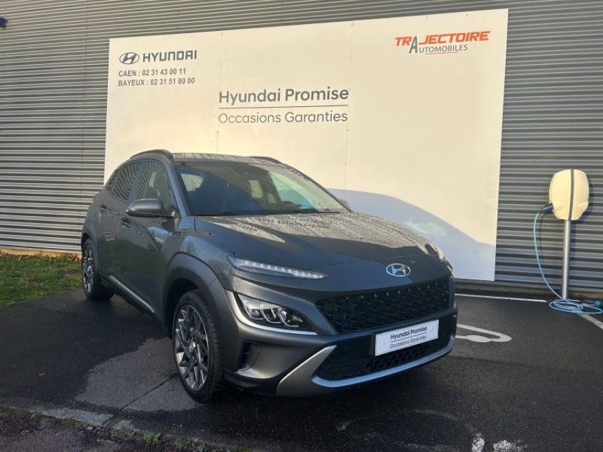14100 : Hyundai Lisieux - Trajectoire Automobiles - HYUNDAI Kona - Kona - Ecotronic Gray Métal - Traction - Hybride : Essence/Electrique