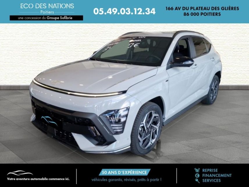 86000 : Hyundai Poitiers - Eco des Nations - HYUNDAI Kona - Kona - Cyber Gray métallisé - Traction - Hybride : Essence/Electrique