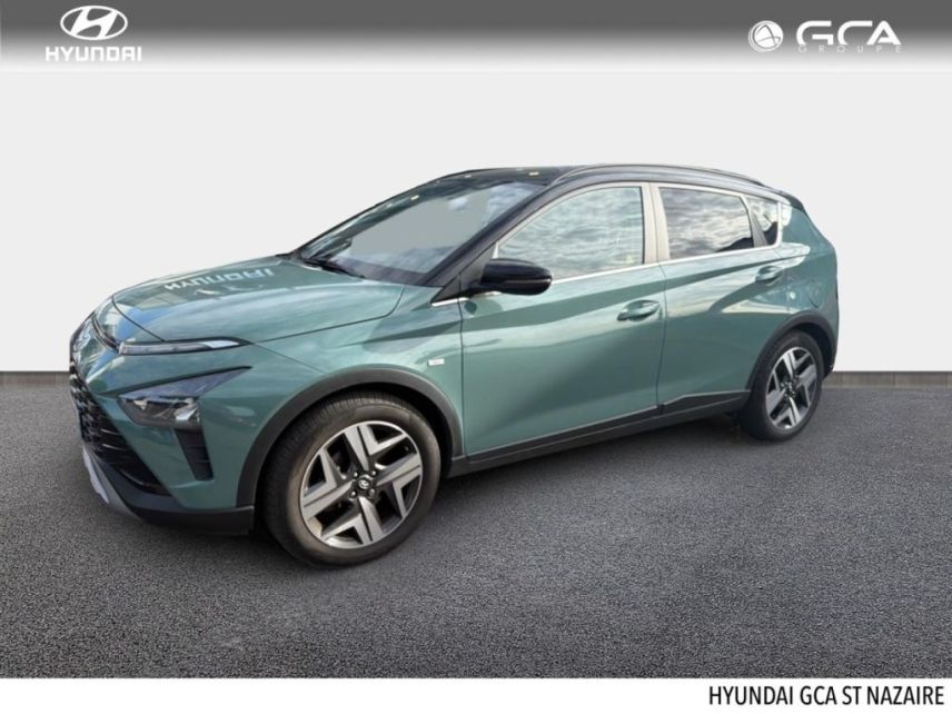 44600 : Hyundai Saint-Nazaire - Pacific Cars - HYUNDAI Bayon - Bayon - Mangrove Green Métal/Toit/rétros Black - Traction - Essence/Micro-Hybride