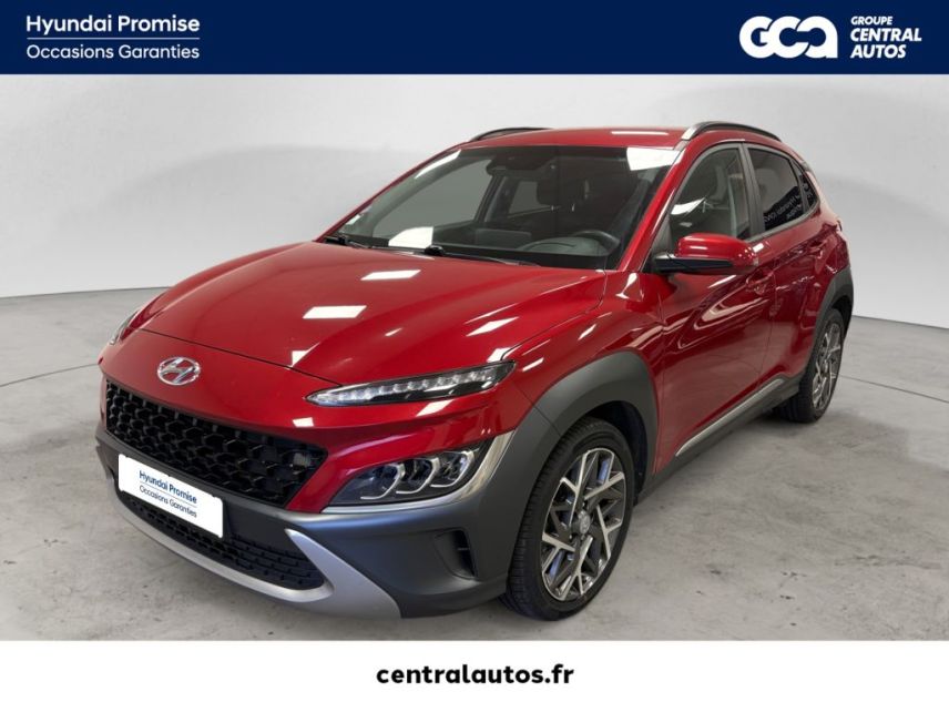 69300 : Hyundai Lyon Nord - Groupe Central Autos - HYUNDAI KONA HYBRID Creative - KONA - Rouge - Automate sequentiel - Essence / Courant électrique