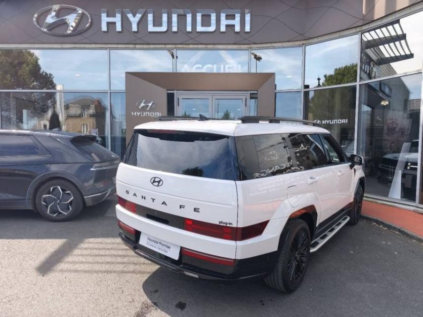 19100 : Hyundai Brive-la-Gaillarde - Garage Pouget - HYUNDAI Santa Fe - Santa Fe - Creamy White Métal - Transmission intégrale - Hybride rechargeable : Essence/Electrique