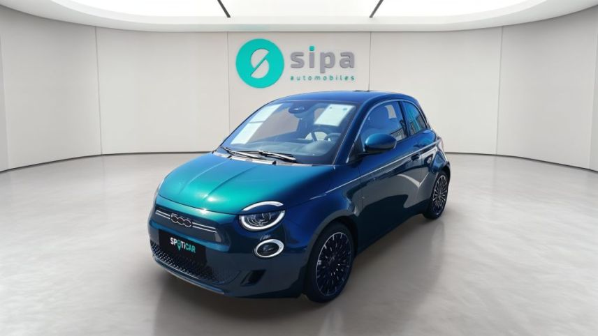 33140 : Hyundai Bordeaux Sud Villenave d'Ornon - Sipa Automobiles - FIAT 500e BERLINE La Prima - 500 III ELECTRIQUE - Vert - Automate à fonct. Continu - Courant électrique