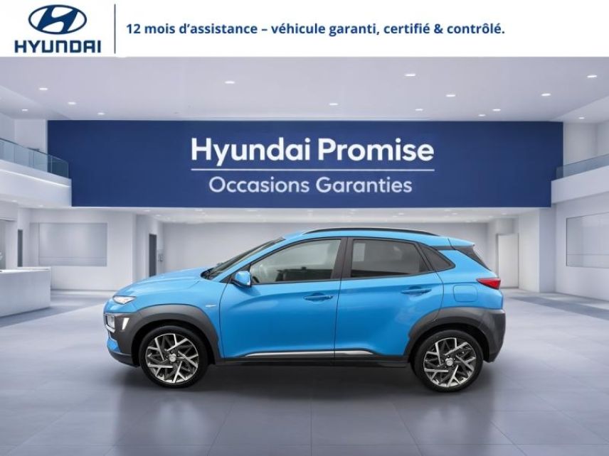 29200 : Hyundai Brest - Iroise Automobiles - HYUNDAI Kona - Kona - Surfy Blue Métal - Traction - Hybride : Essence/Electrique