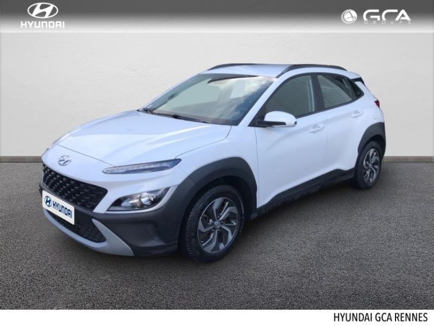 35510 : Hyundai Rennes - GCA - HYUNDAI Kona - Kona - Atlas White - Traction - Hybride : Essence/Electrique