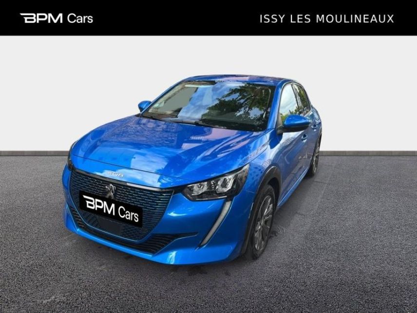 92250 : Hyundai La Garenne-Colombes - BPM Cars - PEUGEOT 208 - 208 - Bleu Vertigo (V) - Traction - Electrique