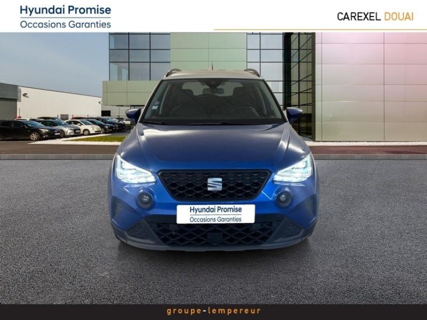 59187 : Hyundai Douai - Groupe Lempereur - SEAT Arona - Arona - Bleu Asphalte Métal/Toit Blanc Candy - Traction - Essence