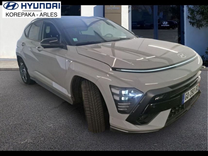 13200 : HYUNDAI Arles - Lexa Automobile - HYUNDAI KONA N Line Executive - KONA II - Gris - Automate sequentiel - Essence / Courant électrique