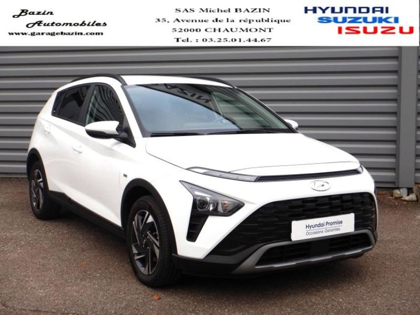 52000 : Hyundai Chaumont - Garage Michel Bazin - HYUNDAI Bayon - Bayon - Polar White - Traction - Essence/Micro-Hybride