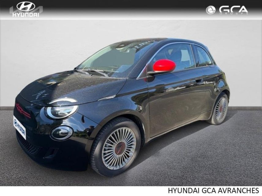 50300 : Hyundai Avranches - GCA - FIAT 500 - 500 - Noir métallisé -  - Electrique