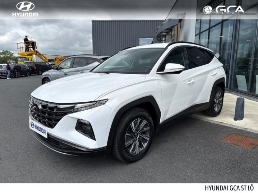 50000 : Hyundai Saint-Lô - GCA - HYUNDAI Tucson - Tucson - Serenity White Métal - Traction - Hybride : Essence/Electrique