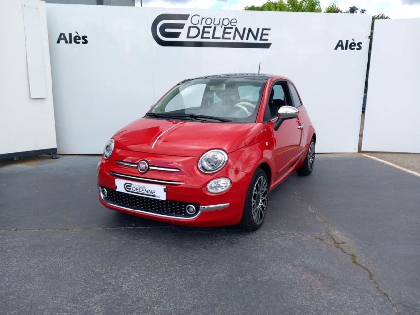 30100 : Hyundai Alès - Auto Hall - FIAT 500 SERIE 9 EURO 6D-FULL Dolcevita - 500 II - Rouge - Boîte manuelle - Essence sans plomb