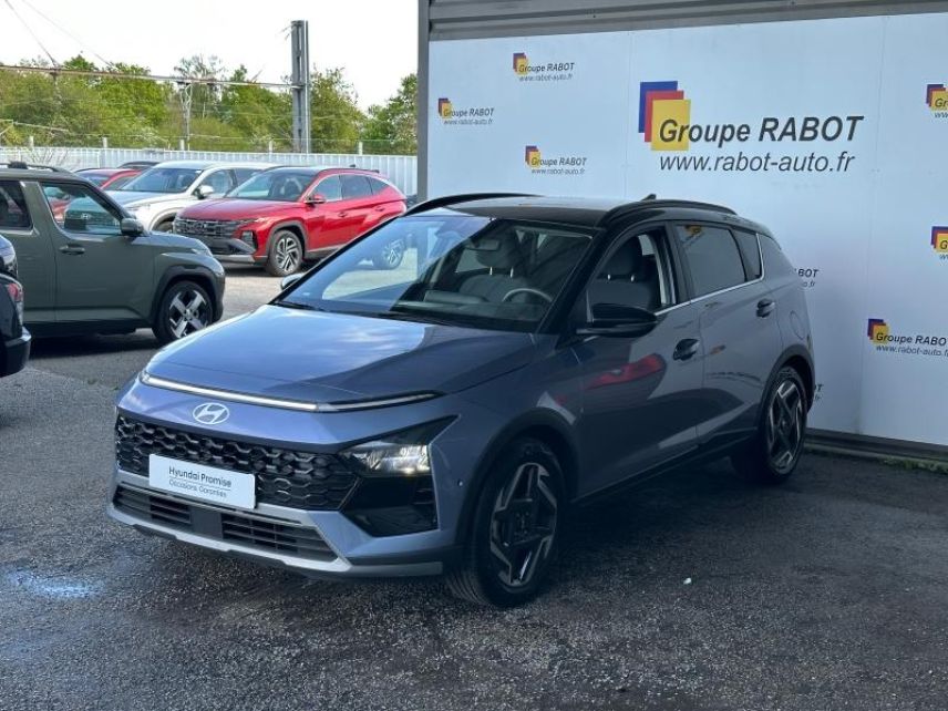 78310 : Hyundai Coignières - Socohy | Groupe Rabot - HYUNDAI Bayon - Bayon - Vibrant Blue Métal/Toit+rétros Black - Traction - Essence