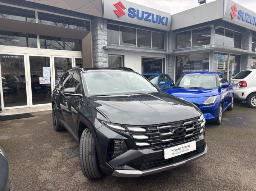 89100 : Hyundai Sens - APS - HYUNDAI Tucson - Tucson - Cypress Green Métal - Traction - Hybride rechargeable : Essence/Electrique